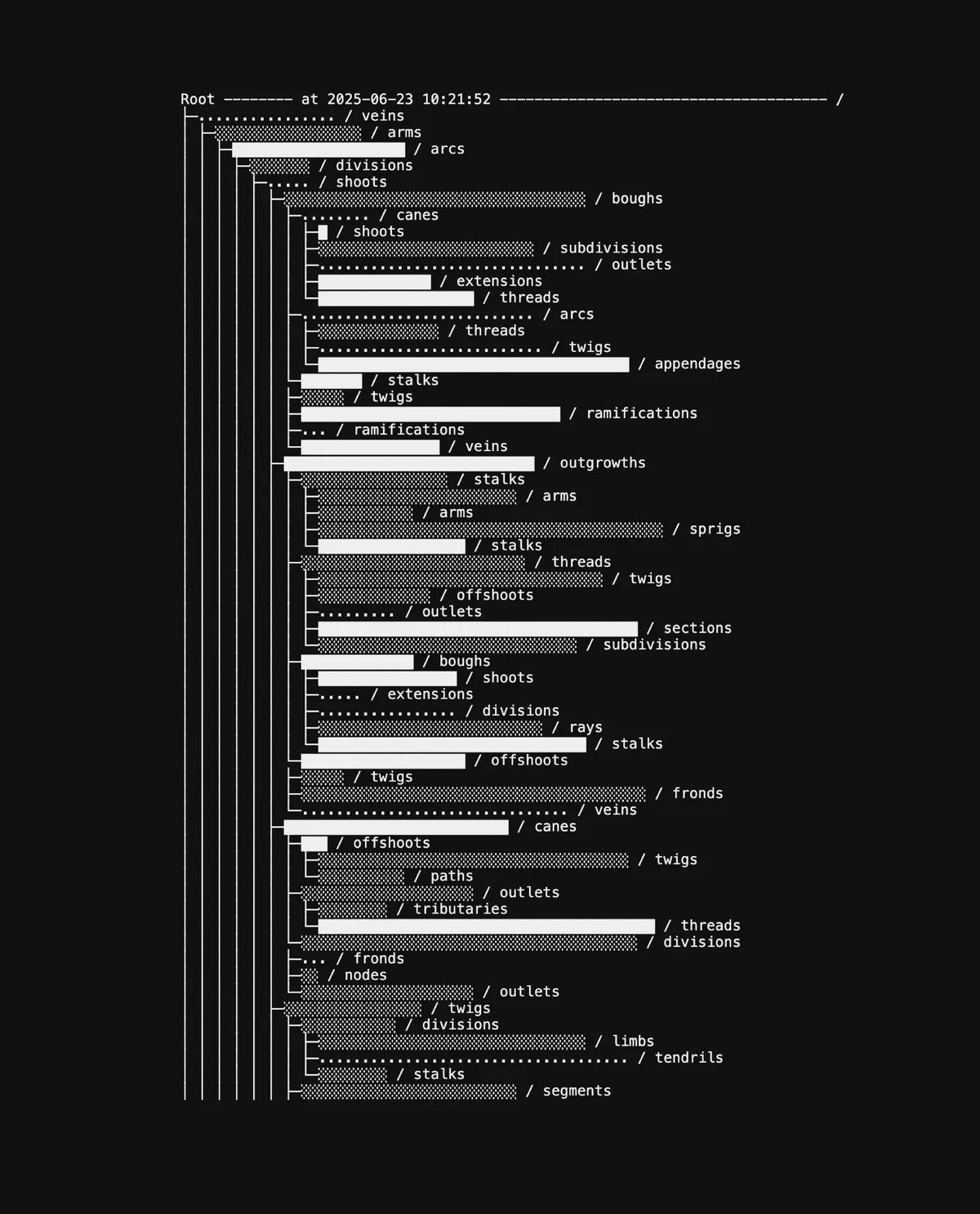 N-Finite Tree by Agoston Nagy